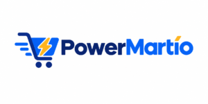 PowerMartio Lightning Cart Logo